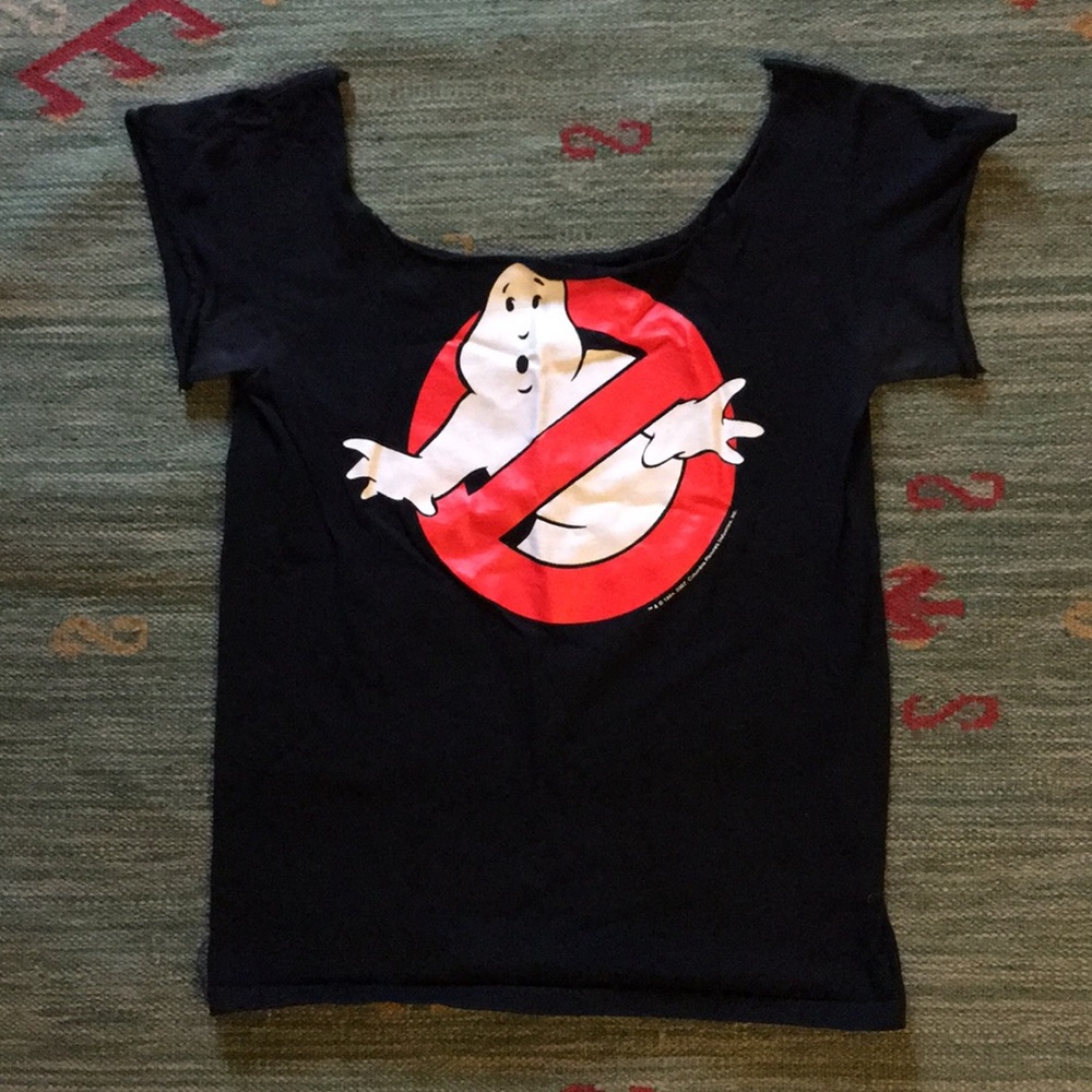 Cut up ghost busters tee